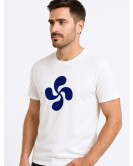 Camiseta Lauburu Azul Arrantzale Chico - Trajes Regionales Vascos
