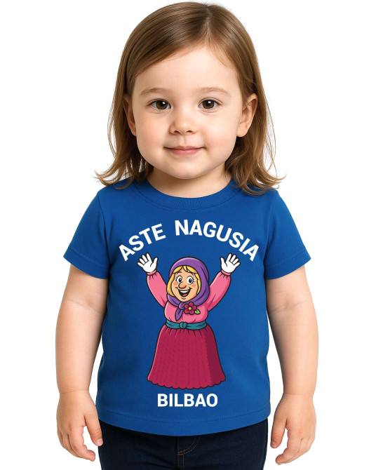 Camiseta Aste Nagusia Marijaia Bebe Niña - Camisetas Fiestas Bilbao