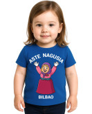 Camiseta Aste Nagusia Marijaia Bebe Niña - Camisetas Fiestas Bilbao