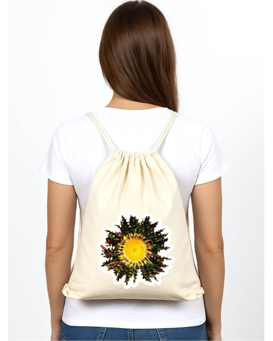 Eguzkilore Koloreko Beige Motxila - Arrantzale Motxilak