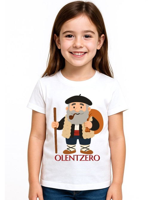 Olentzero Umeentzako Kamiseta - Euskal Jantziak