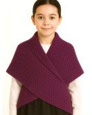 Toquilla Aldeana Niña Morada - Trajes Regionales vascos