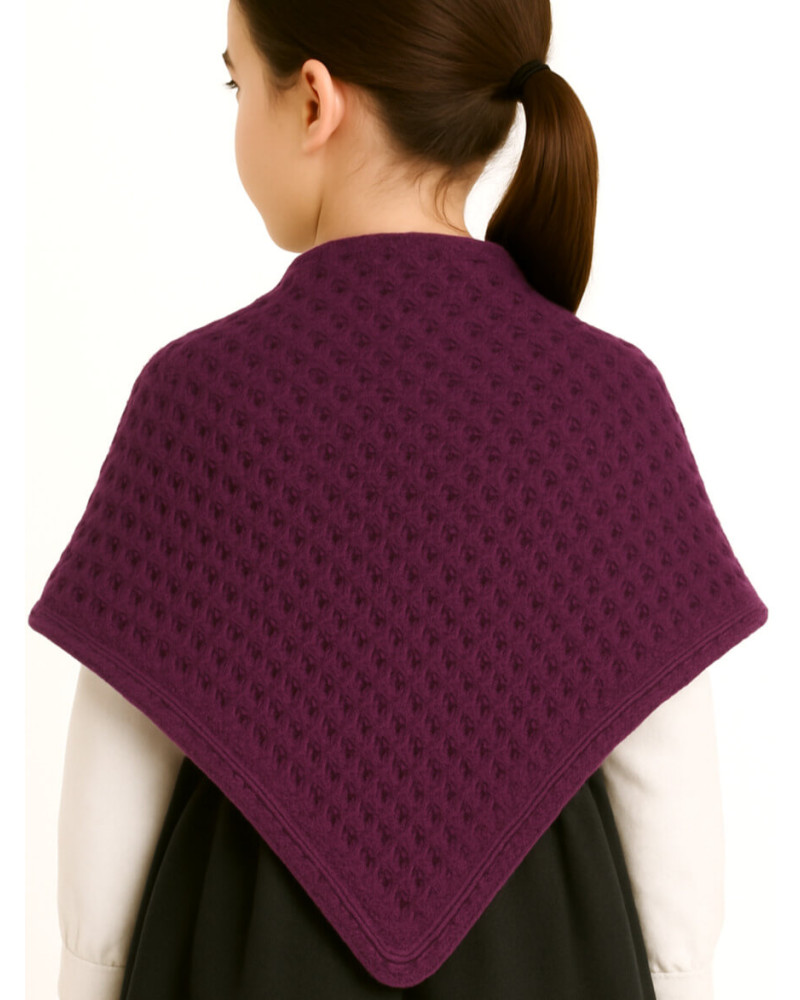 Toquilla Aldeana Niña Morado Berenjena - Trajes Regionales