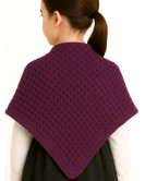 Toquilla Aldeana Niña Morado Berenjena - Trajes Regionales