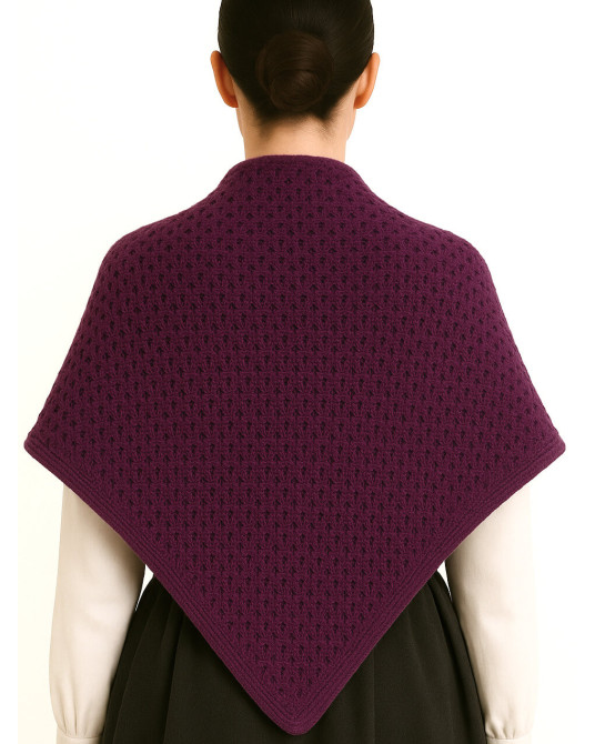 Toquilla Aldeana Mujer Morado - Trajes Tradicionales