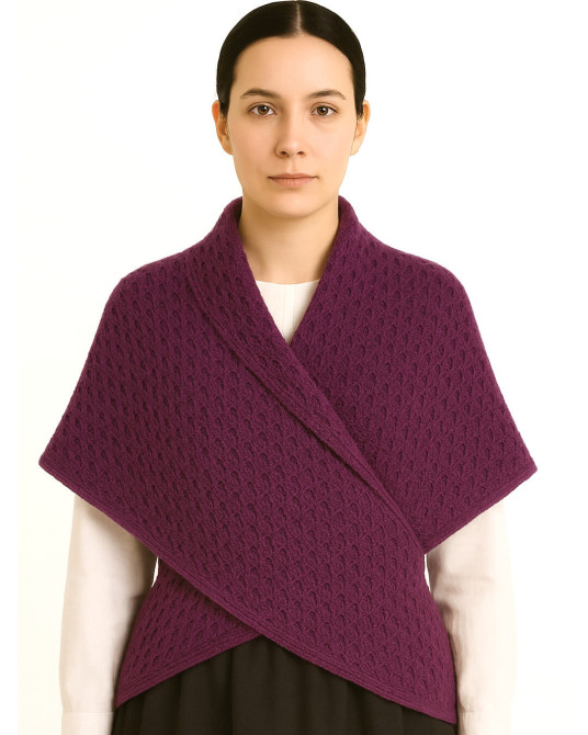 Toquilla Aldeana Mujer Morada - Trajes regionales vascos