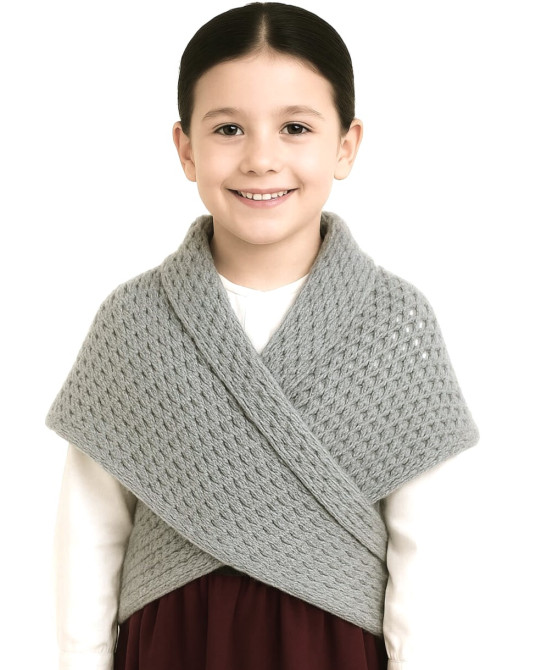 Toquilla Aldeana Niña Gris - Trajes Regionales