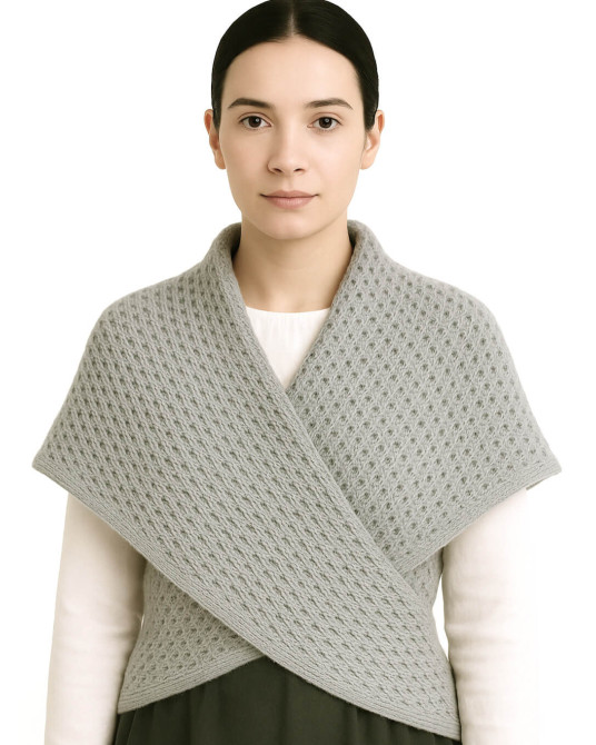 Toquilla Lana Aldeana Mujer Gris - Trajes Regionales Vascos