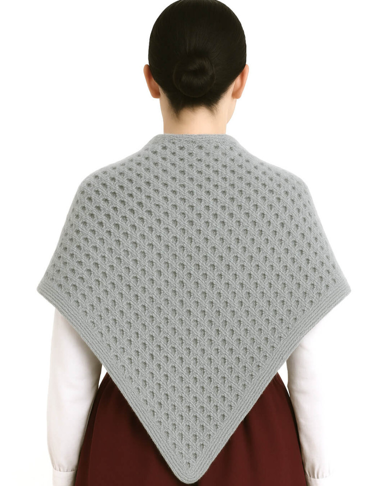 Toquilla Lana Aldeana Mujer Gris - Trajes Tradicionales Vascos