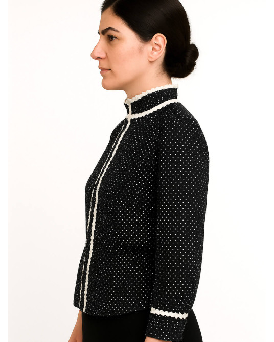 Blusa de Neska de motas - Trajes Regionales Vascos