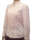 Camisa Casera Mujer con Puntillas Beige - Trajes Regionales
