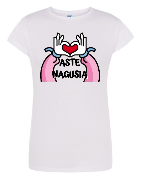 Camiseta Aste Nagusia Corazon Mujer