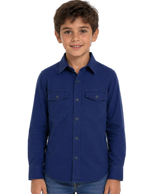 Camisa Arrantzale Mahon Infantil - Trajes Regionales Vascos