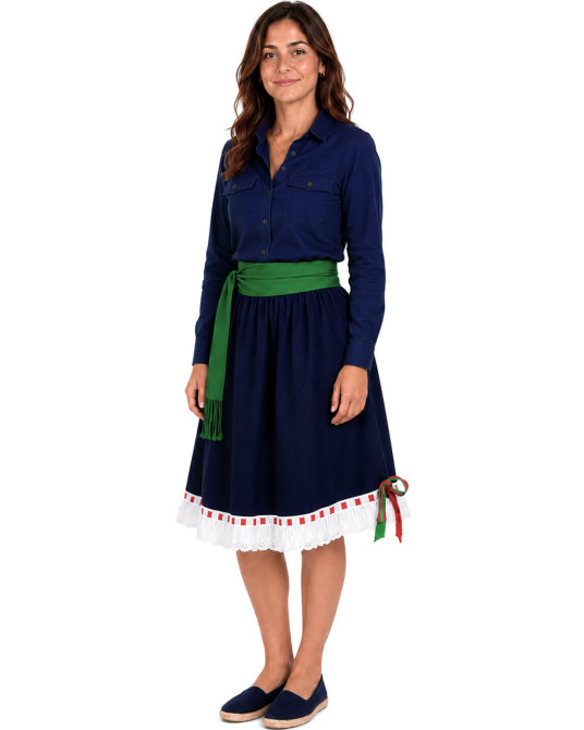Conjunto Arrantzale Mahon Mujer - Trajes Regionales Vascos