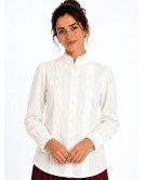 Emakumeentzako Etxeko Blusa Txindoki Beige - Jantzi Tradizionalak