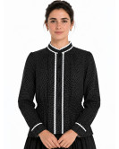 Blusa de traje de aldeana de motas - Euskal Jantziak