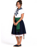 Arrantzaleen Trajea Emakumeentzako Mahoi Skirt - Euskal Jantziak