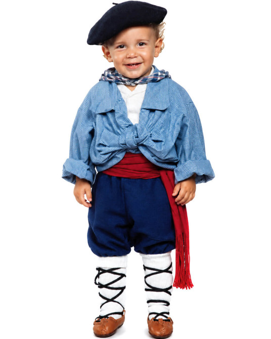 Traje Baserritarra Cuadros Bebe - Trajes Regionales Vascos