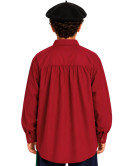 Blusa de fiestas roja Niño - Trajes Tradicionales Vascos
