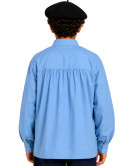 Blusa de fiestas azul Niño - Trajes Tradicionales Vascos