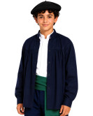 Bluson de Aldeano Azul Marino Botones Niño - Trajes Regionales Vascos