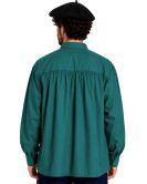 Blusa de fiestas verde adulto - Trajes Tradicionales Vascos