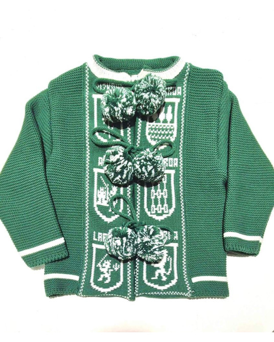 Mendigoizale Infantil Provincias Verde y Blanco