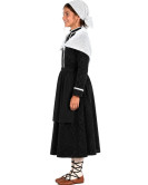 Conjunto de Baserritarra Niña Negro de Motas - Trajes Vascos