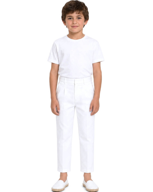 Pantalón Blanco San fermin niño - Pantalones Trajes Regionales
