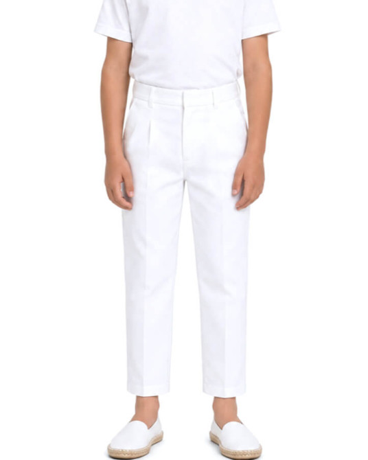 Pantalón Blanco Económico Infantil - Pantalones Trajes Regionales