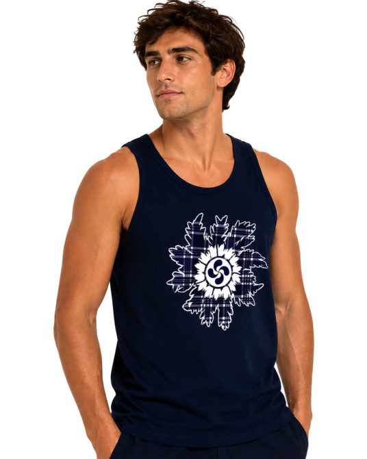 Camiseta Arrantzale Azul Tirantes - Trajes Regionales Vascos