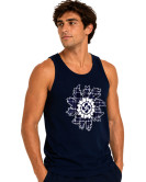 Camiseta Arrantzale Azul Tirantes - Trajes Regionales Vascos