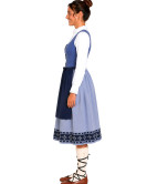 Traje de baserritarra Mil rayas Corpiño Mujer - Trajes Regionales Vascos