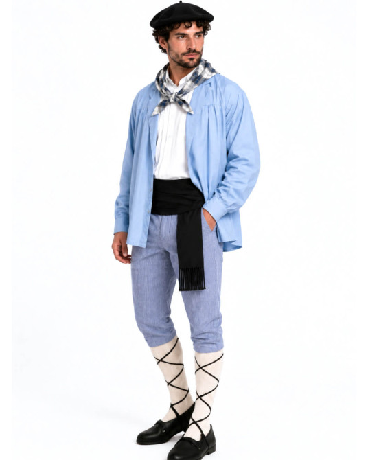 Traje de Aldeano Azul Claro...