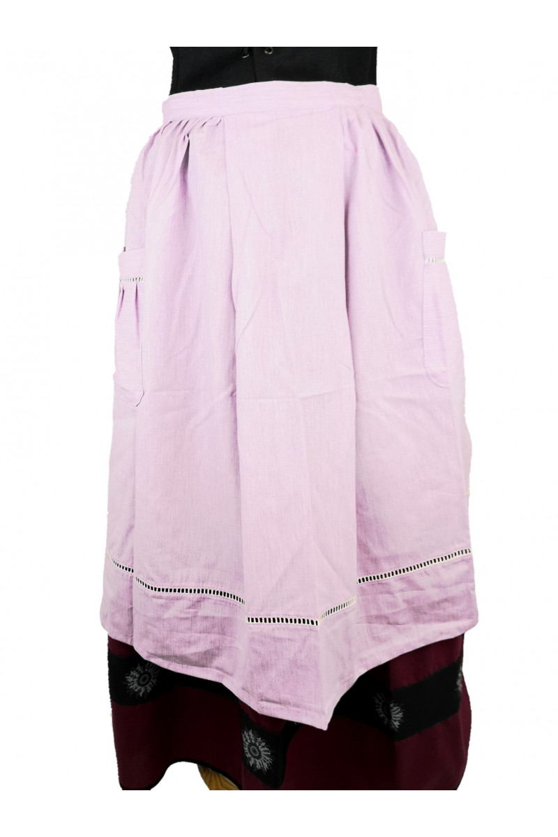 Delantal Aldeana Rosa - Delantales Trajes Regionales Vascos