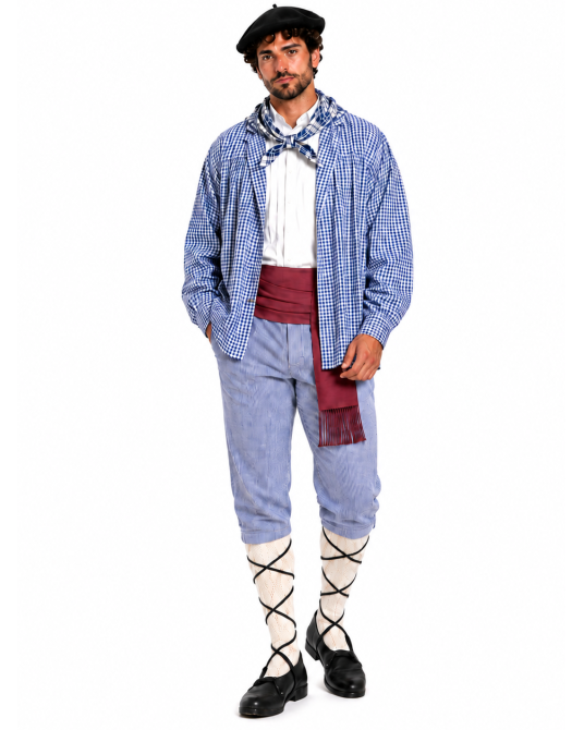 Traje de Aldeano Cuadros y...