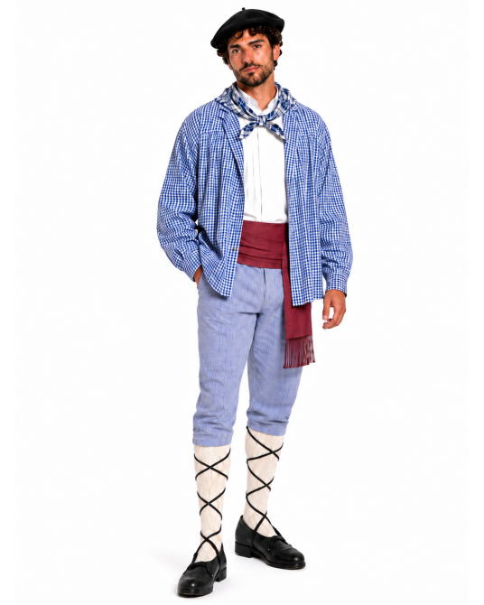 Traje de Aldeano Cuadros y...