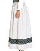 Falda aldeana Verde Para Mujer - Trajes Regionales Vascos