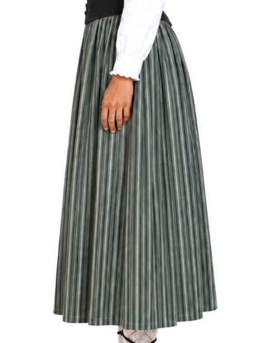 Falda neska rayas verde Mujer - Trajes regionales vascos