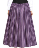 Falda aldeana rayas morada Mujer - Trajes tradicionales vascos