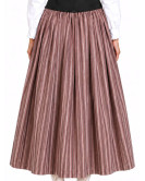 Falda aldeana rayas granate Mujer - Trajes tradicionales vascos