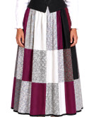 Falda Casera Morada para mujer - Trajes regionales Vascos