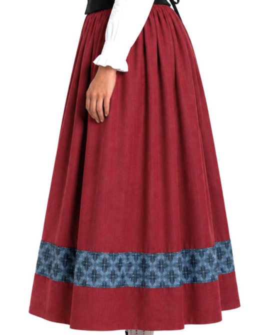 Falda neska granate Para Mujer - Trajes tradicionales Vascos