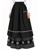 Delantal Casera Negro Largo - Delantales Trajes Regionales