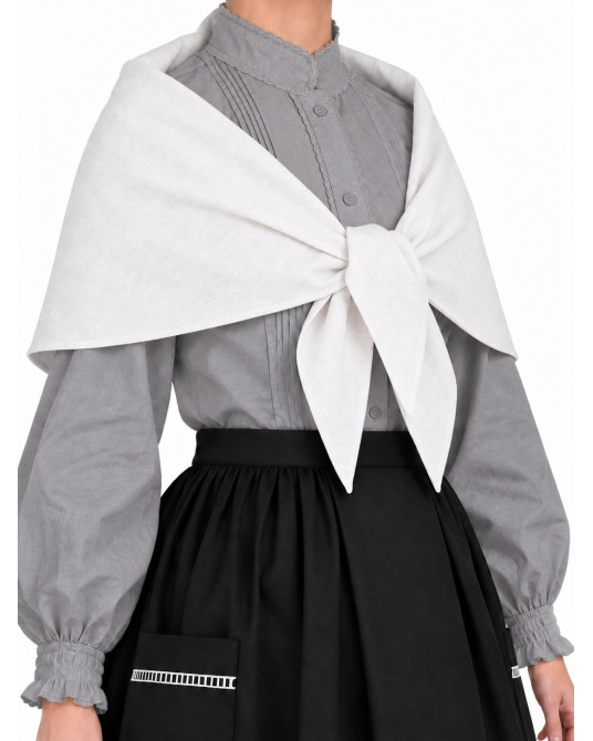 Pañuelo Aldena Grande Blanco - Pañuelos Trajes Regionales