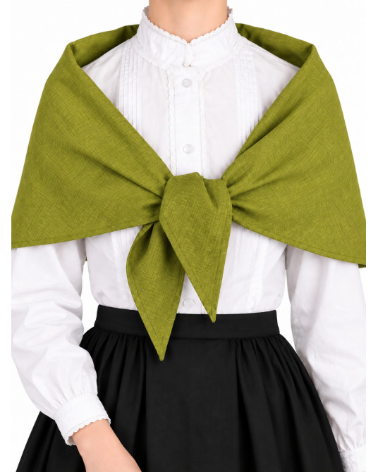 Pañuelo Casera Grande Verde Kaki - Pañuelos Trajes Tradicionales