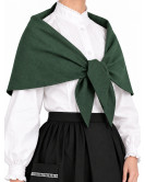 Pañuelo Aldeana Grande Verde Oscuro - Pañuelos Trajes Regionales