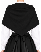 Pañuelo Baserritarra Grande Negro - Pañuelos Trajes Tradicionales Vascos