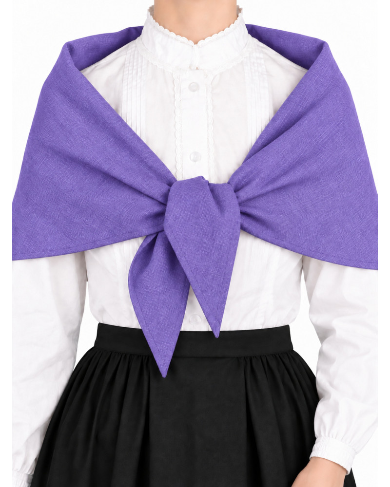 Pañuelo Casera Grande Morado - Pañuelos Trajes Tradicionales