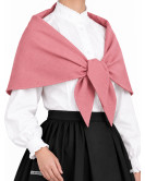 Pañuelo Aldeana Grande Rosa Claro - Pañuelos Trajes Regionales